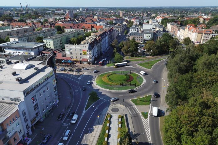 plac Wolności Stargard panorama